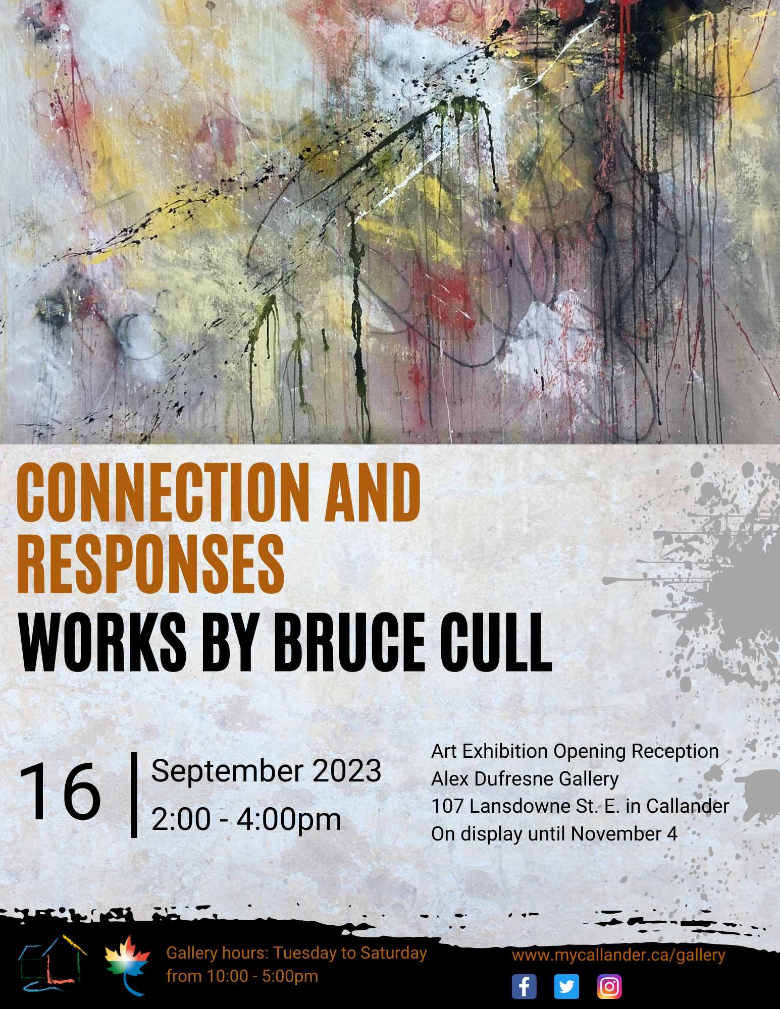 "Connection and Response" Bruce Cull Exhibition